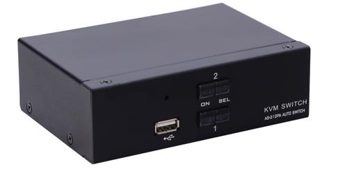 AS-21DPA (2?ports Display Port?KVM?switch, Single-monitor)