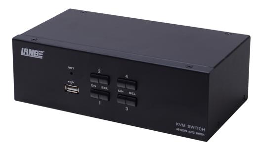 AS-42DPA (4?ports Display Port?KVM?switch, Dual-monitor)